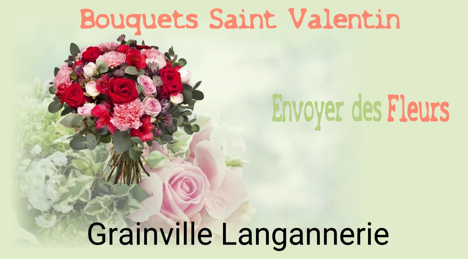 Roses de Saint-Valentin livrées à Grainville-Langannerie